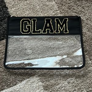Clear GLAM pouch, NEW!